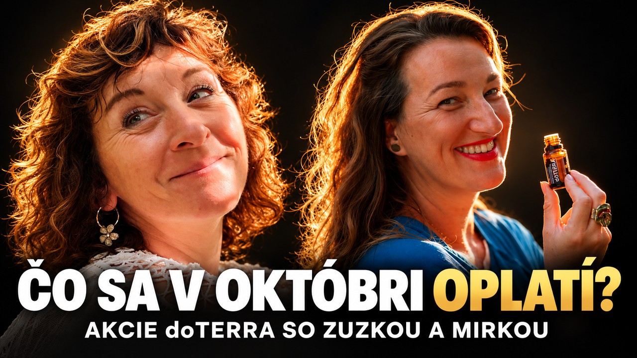 doTERRA akcie október 2026: klinček zadarmo, jesenná sada a prvé vianočné novinky